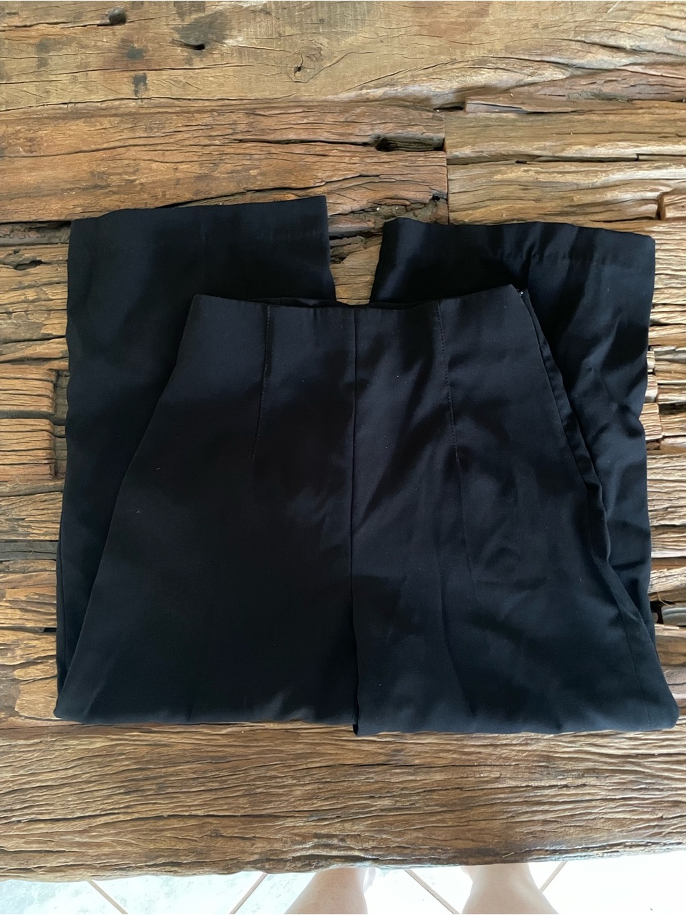Zara Wide Leg Pants in Black